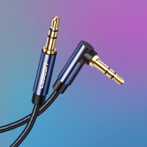 Kabel Ugreen Jack 3.5mm - Jack 3.5mm 0.5m czarny (UGR1311BLU) 19