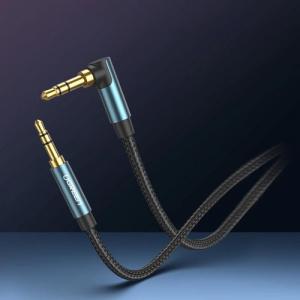 Kabel Ugreen Jack 3.5mm - Jack 3.5mm 0.5m czarny (UGR1311BLU) 5