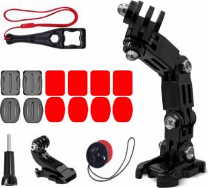 Hurtel GoPro zestaw akcesoriów montażowych na kask do kamer sportowych GoPro, DJI, Insta360, SJCam, Eken (GoPro Cycling Helmet Chin Holder) 1
