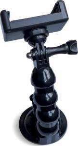 Hurtel GoPro uchwyt z przyssawką do kamer sportowych GoPro, DJI, Insta360, SJCam, Eken + adapter do smartfona (GoPro car suction cup) 4