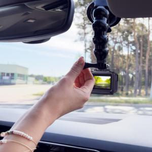 Hurtel GoPro uchwyt z przyssawką do kamer sportowych GoPro, DJI, Insta360, SJCam, Eken + adapter do smartfona (GoPro car suction cup) 9