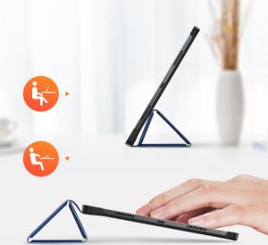 Etui na tablet Dux Ducis DUX DUCIS Domo składany pokrowiec etui na tablet z funkcją Smart Sleep podstawka Lenovo Tab P12 Pro niebieski 3