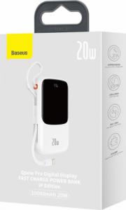 Powerbank Baseus Qpow 20W Lightning 10000mAh Biały 17