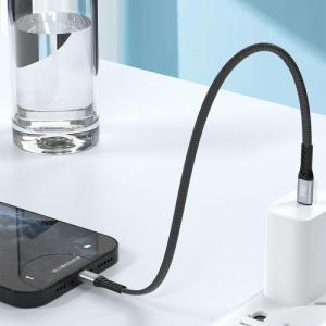 Kabel USB Dudao USB-C - Lightning Czarny (DDA204) 6