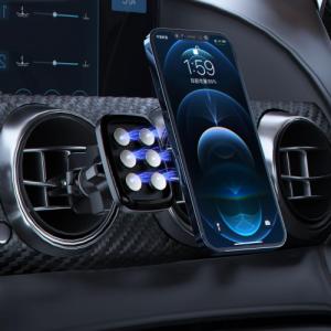 Dudao Dudao F8H magnetyczny uchwyt samochodowy na telefon czarny (F8H) 7