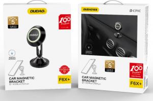 Dudao Dudao F6X+ uchwyt samochodowy magnetyczny czarny (F6X+) 5