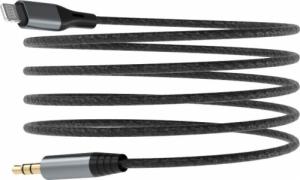 Kabel USB Dudao Lightning - mini Jack 3.5 mm 1 m Szary (DDA224) 3