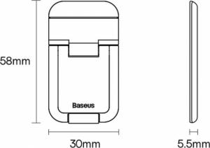 Baseus Nóżki do laptopa (2 szt.) szary (LUZC000013) 4