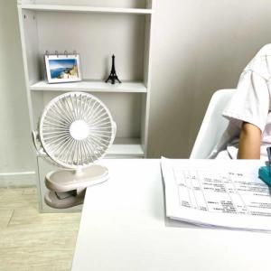 Wentylator USB Joyroom Joyroom CheerSummer wiatrak wentylator biurkowy przenośny biały (JR-CY363-white) 19