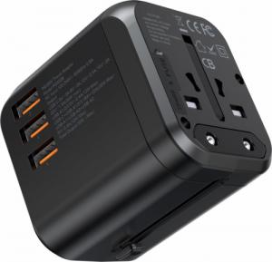 Choetech PD5008-BK 3x USB-A 1x USB-C 3 A (6932112102010) 2