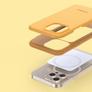 Choetech Choetech MFM Anti-drop case etui Made For MagSafe do iPhone 13 Pro pomarańczowy (PC0113-MFM-YE) 10