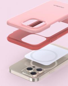 Choetech Choetech MFM Anti-drop case etui Made For MagSafe do iPhone 13 Pro różowy (PC0113-MFM-PK) 9