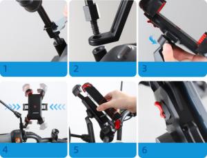 Joyroom Uchwyt zaciskowy do roweru JR-ZS288-m 8