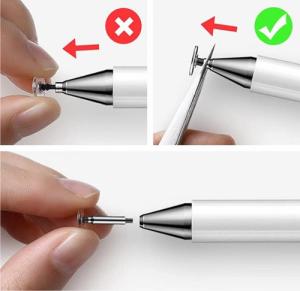 Joyroom Końcówka rysika do JR-BP560 3szt. Srebrna 7