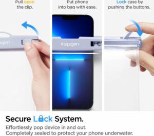 Spigen SPIGEN A601 UNIVERSAL WATERPROOF CASE 2-PACK AQUA BLUE 12