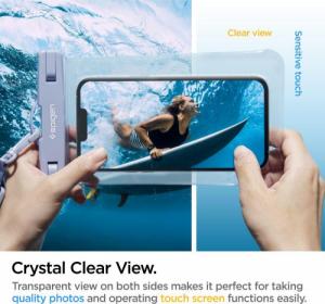 Spigen SPIGEN A601 UNIVERSAL WATERPROOF CASE 2-PACK AQUA BLUE 9
