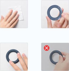 Nillkin Nillkin SnapHold samoprzylepna magnetyczna naklejka uchwyt magnetyczny kompatybilny z MagSafe zielony 5