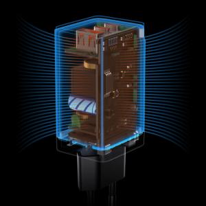 Ładowarka Baseus GaN3 1x USB-A 2x USB-C 1.5 A (BSU3480BLK) 12