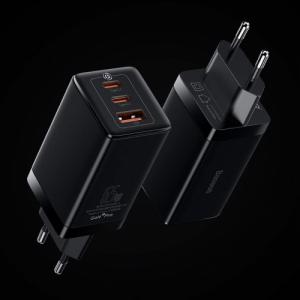Ładowarka Baseus GaN3 1x USB-A 2x USB-C 1.5 A (BSU3480BLK) 18