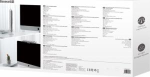 Wentylator USB Baseus wentylator z montażem na monitor biały (ACQS000002) 26