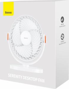 Wentylator USB Baseus biurkowy Serenity biały (ACYY000002) 25