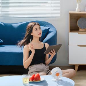 Wentylator USB Baseus biurkowy Serenity biały (ACYY000002) 9