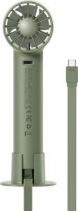 Wentylator Baseus Baseus mini wentylator wiatrak powerbank z wbudowanym kablem USB Typ C 4000mAh zielony (ACFX010106) 13