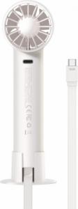 Wentylator Baseus Mini - powerbank z wbudowanym kablem USB Typ C 4000mAh biały (ACFX010102) 13