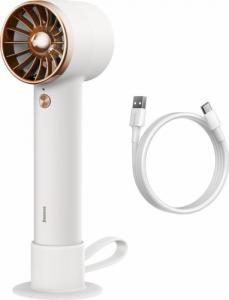 Wentylator Baseus Mini - powerbank z wbudowanym kablem USB Typ C 4000mAh biały (ACFX010102) 21