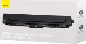 Wentylator USB Baseus wentylator z montażem na monitor czarny (ACQS000001) 15