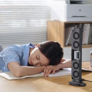 Wentylator USB Baseus wentylator z montażem na monitor czarny (ACQS000001) 8