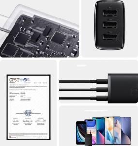 Ładowarka Baseus CCXJ020102 3x USB-A 3.4 A (BSU3406WHT) 11
