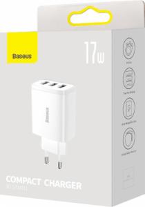 Ładowarka Baseus CCXJ020102 3x USB-A 3.4 A (BSU3406WHT) 18