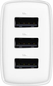 Ładowarka Baseus CCXJ020102 3x USB-A 3.4 A (BSU3406WHT) 19