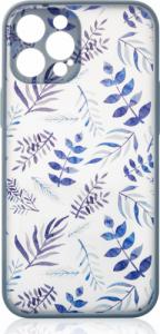 Hurtel Design Case etui do iPhone 13 Pro Max pokrowiec w kwiaty ciemnoniebieski 1