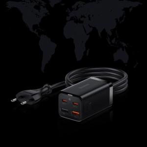 Ładowarka Baseus GaN3 Pro 2x USB-A 2x USB-C 3 A (CCGP040101) 5
