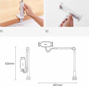 Uchwyt Baseus Otaku uniwersalny uchwyt na tablet szary (LUZQ000013) 6