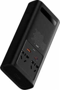 Przetwornica Baseus Baseus IGBT samochodowa przetwornica inwerter prądu 300W 220V (wtyczka CN/EU) czarny (CGNB010101) 21