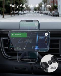 ESR ESR Halolock magnetyczny uchwyt samochodowy MagSafe na kratkę wentylacyjną szary (21396-0) 4