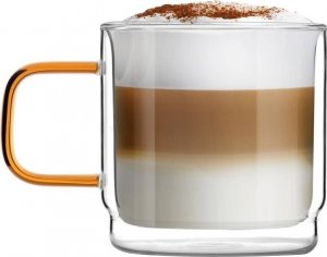 Vialli Design Komplet 2 szklanek z podwójną ścianką Amber 320 ml 8586 1