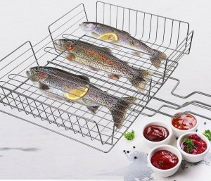 Orion Ruszt stalowy do grillowania zamykany 61x32 cm 6