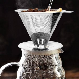 Orion Filtr do zaparzania kawy stalowy 10 cm 2