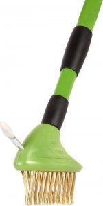 ProGarden Szczotka teleskopowa do chwastów ze skrobakiem druciana do czyszczenia bruku kostki brukowej 5