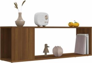 vidaXL vidaXL Szafka pod telewizor, przydymiony dąb, 100x24x32 cm 4