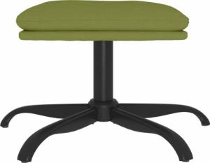 vidaXL vidaXL Podnóżek, jasnozielony, 60x60x39 cm, obity aksamitem 3