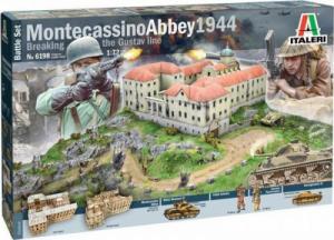 Italeri Model do sklejania Montecassino Abbey 1944 Breaking the Gus 1