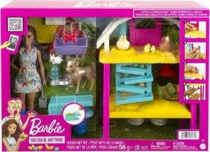 Lalka Barbie Barbie Lalka Barbie Farma radosnych kurek Zestaw HGY88 1
