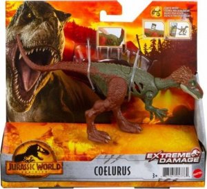 Figurka Mattel Figurka Jurassic World Extreme Damage Coelurus 1