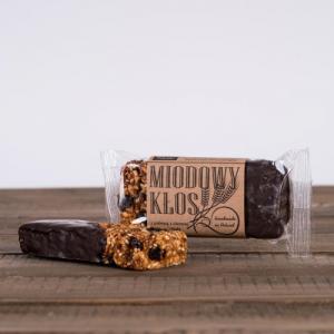 Łysoń Baton miodowy kłos naturalny ciemna czekolada 2