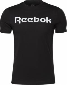 Reebok Koszulka męska Reebok Koszulka Graphic Series Linear Logo Czarna (GJ0136) r. L 1